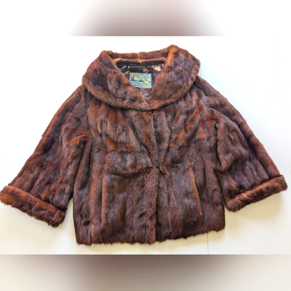 MEYER EPSTEIN FURS Vintage Fur Coat - Picture 1 of 10